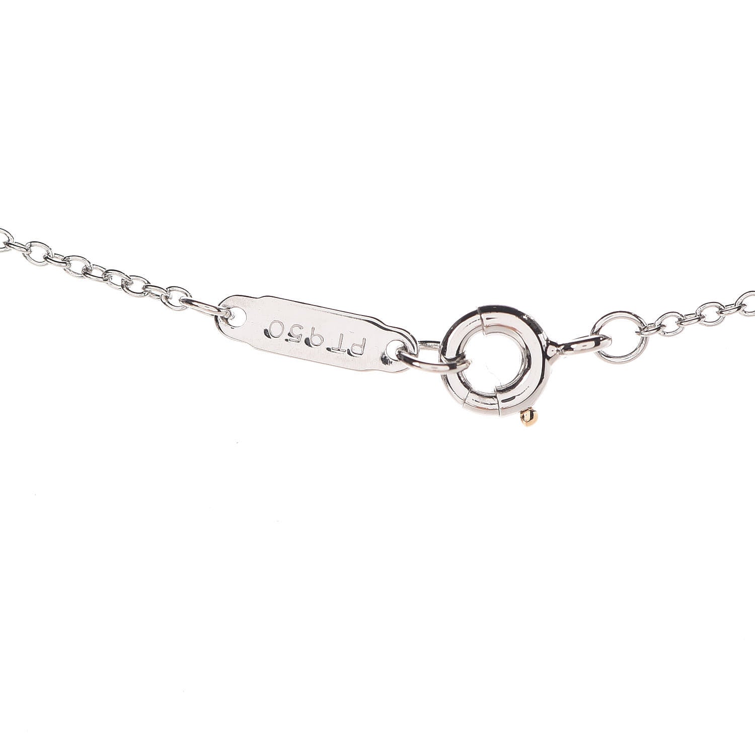 Tiffany Platinum Diamond .19ct Solitaire Pendant Necklace 6 of 6