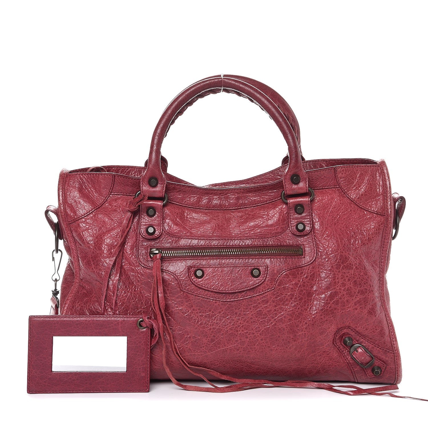 Balenciaga Agneau Classic Hardware City Cassis 1 of 11