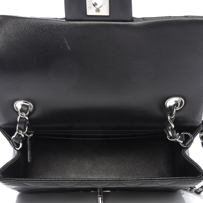Chanel Lambskin Quilted Mini Rectangular Flap Black 4 of 9