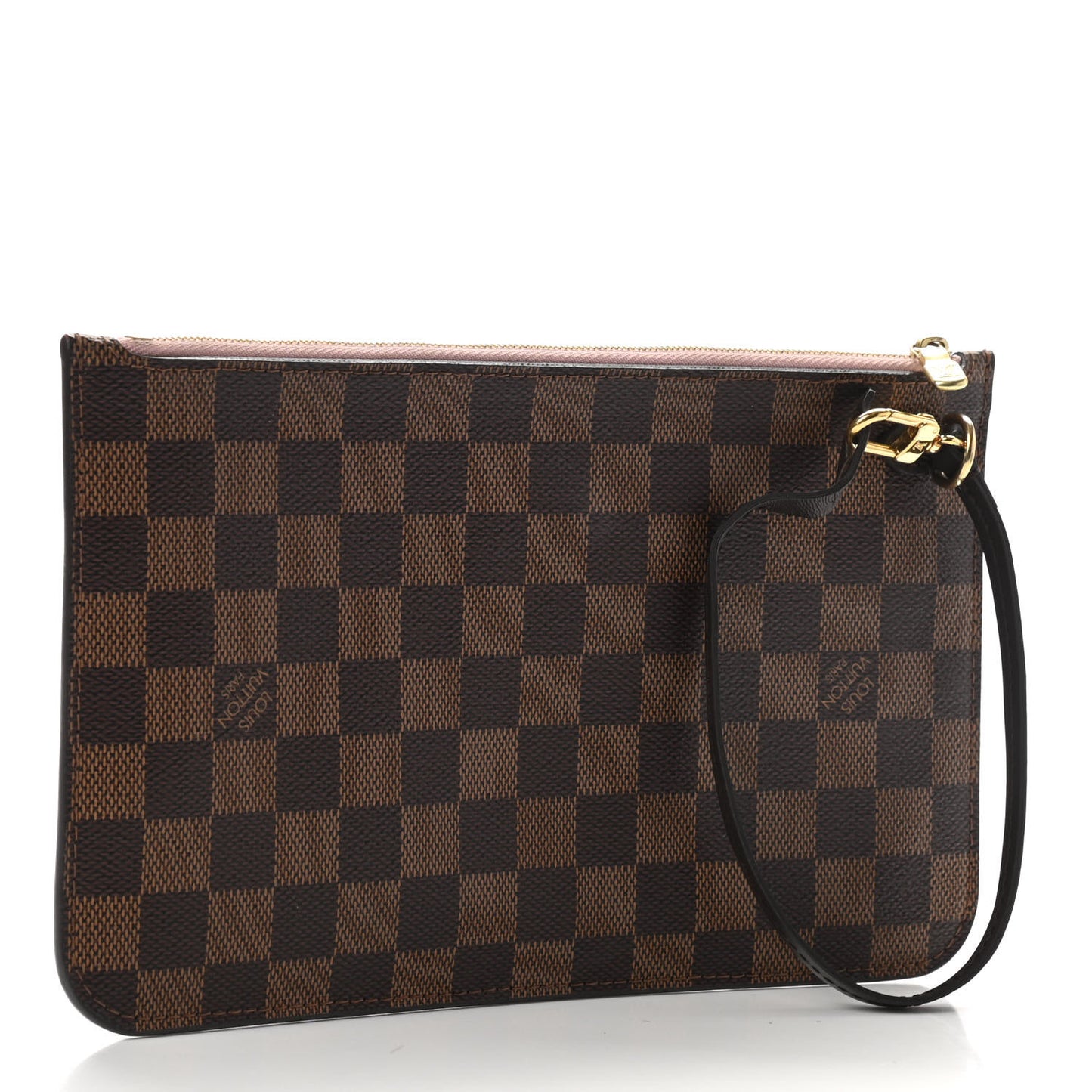 Damier Ebene Neverfull MM GM Pochette Rose Ballerine