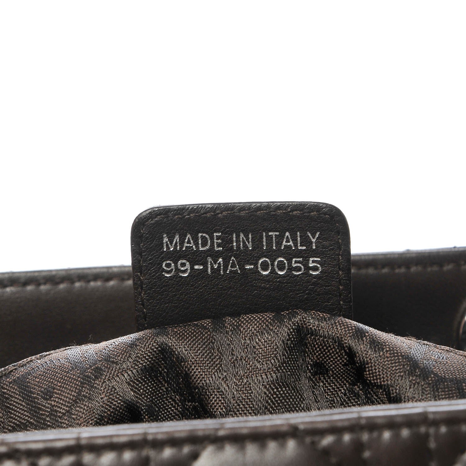 Christian Dior Lambskin Cannage Large Lady Dior Dark Brown 8 of 11