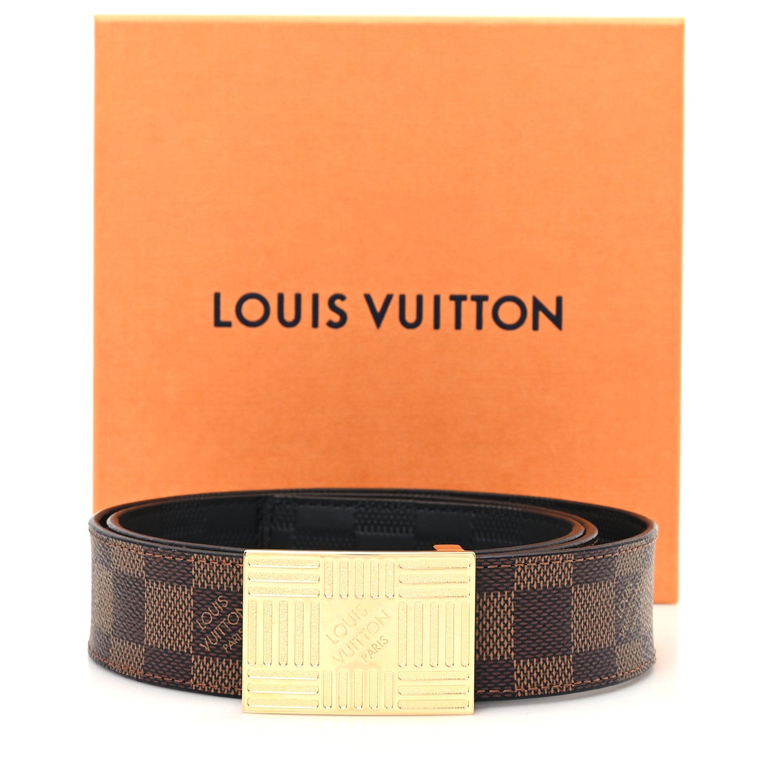 Louis Vuitton Damier Ebene 35mm Centure Reversible Belt 90 36 5 of 5