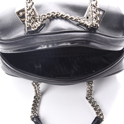 Christian Dior Calfskin Gambler Dice Bowler Black 5 of 11