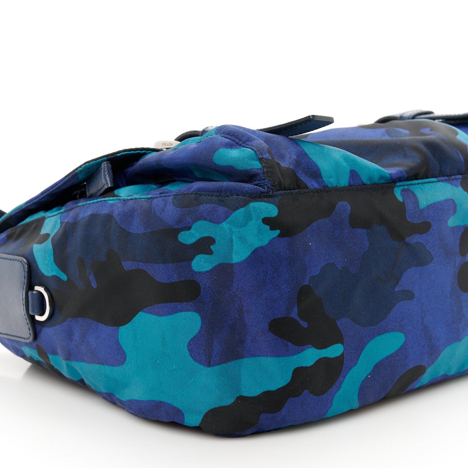 Prada Tessuto Nylon Camouflage Messenger Bag Royal 10 of 11