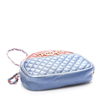 Gucci Laminated Nappa Trapuntata Mini Zumi Dome Shoulder Bag Rosso Marine Argento 4 of 10