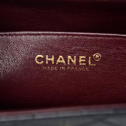 Chanel Lambskin Quilted Jumbo Single Flap Black 6 of 18