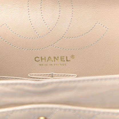 Chanel Distressed Patent Quilted 2.55 Reissue 226 Flap Beige 6 of 13