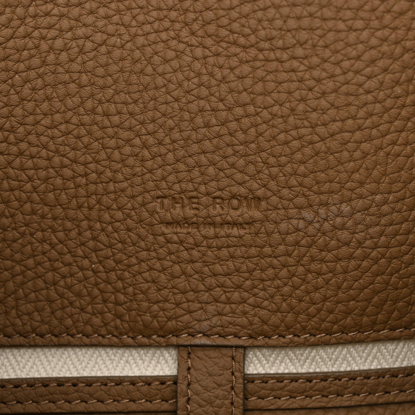 Matte Grained Calfskin Soft Margaux 15 Taupe