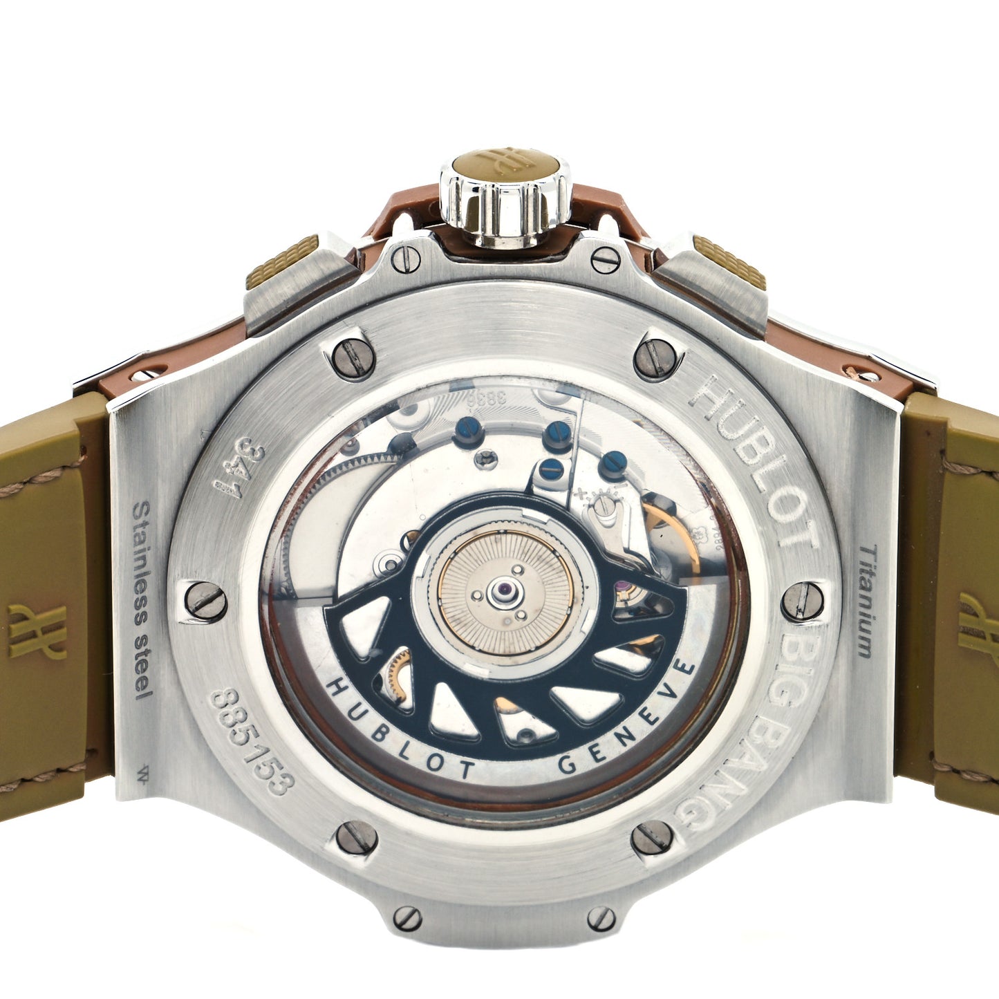 Stainless Steel Alligator Andalusite 41mm Big Bang Tutti Frutti Automatic Watch Camel 342.SA.5390.LR.1918