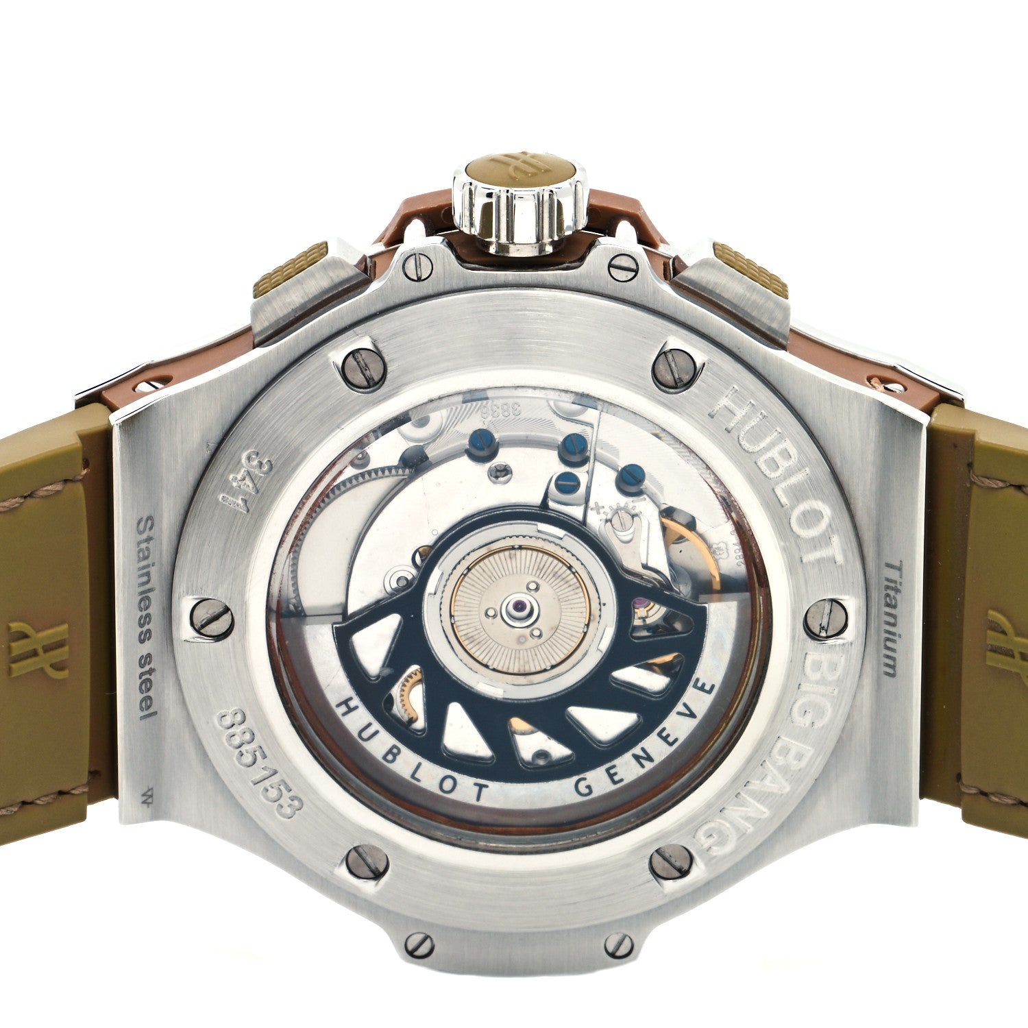 Hublot Stainless Steel Alligator Andalusite 41mm Big Bang Tutti Frutti Automatic Watch Camel 342.SA.5390.LR.1918 4 of 4