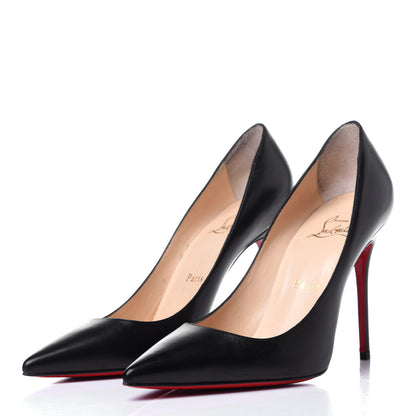 Christian Louboutin Kid Decollete 554 100 Pumps 38 Black 3 of 14