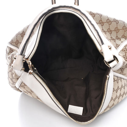 Gucci Monogram Large D Gold Ring Hobo Off White 5 of 16