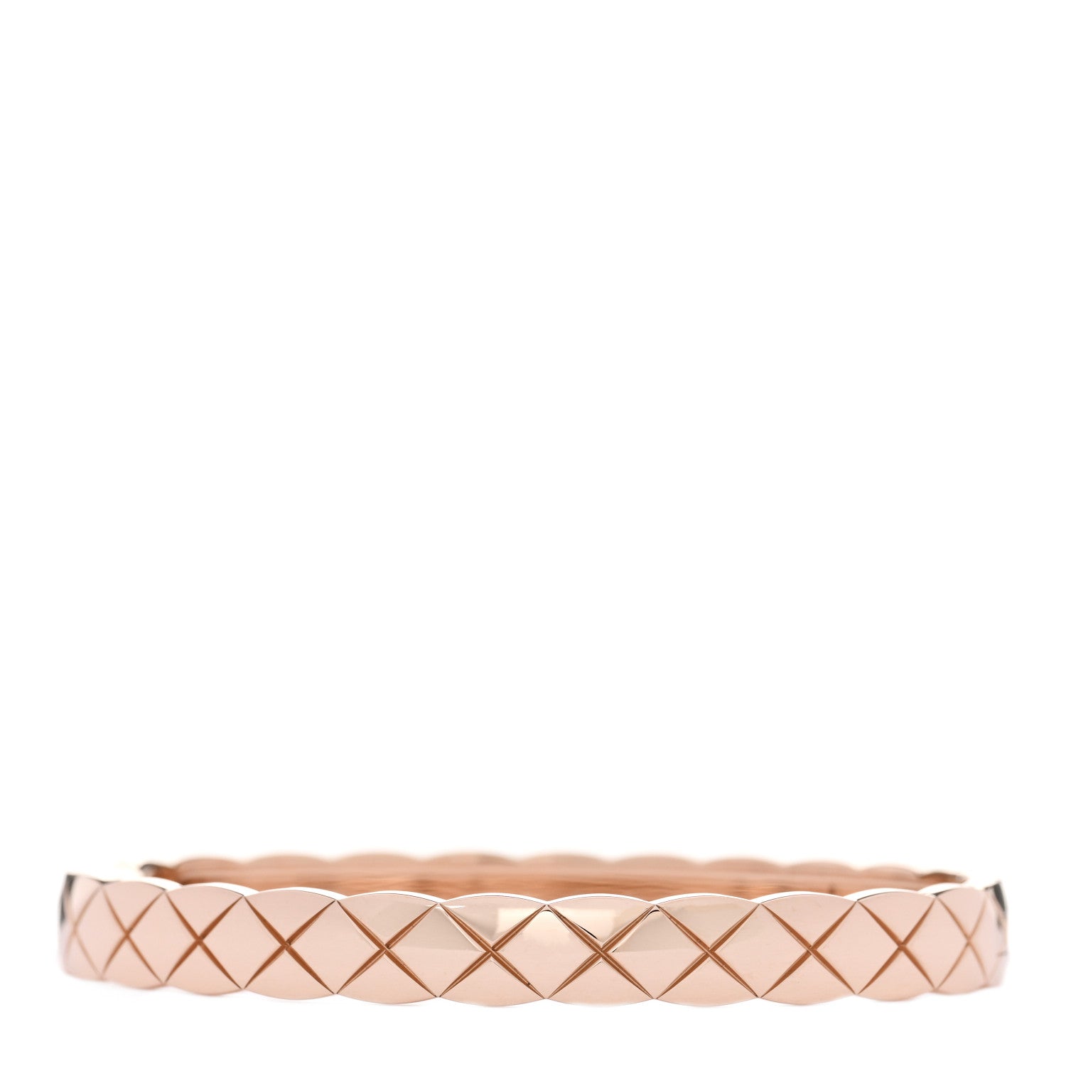 Chanel 18K Beige Gold Diamond .56ctw Coco Crush Bracelet S 2 of 4