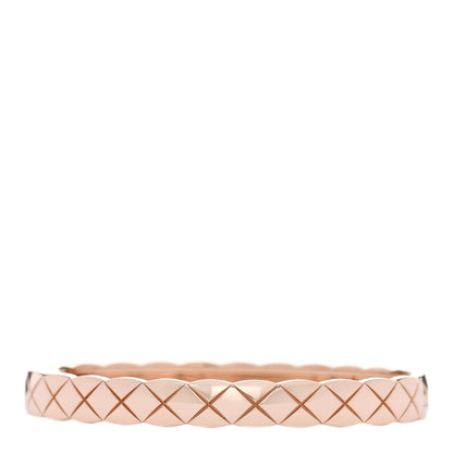 Chanel 18K Beige Gold Diamond .56ctw Coco Crush Bracelet S 2 of 4