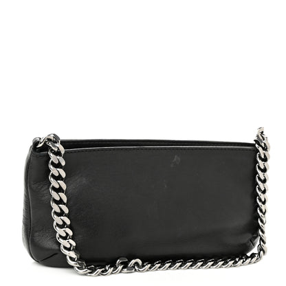 Chanel Calfskin Chain Stitch Clutch Black 3 of 11
