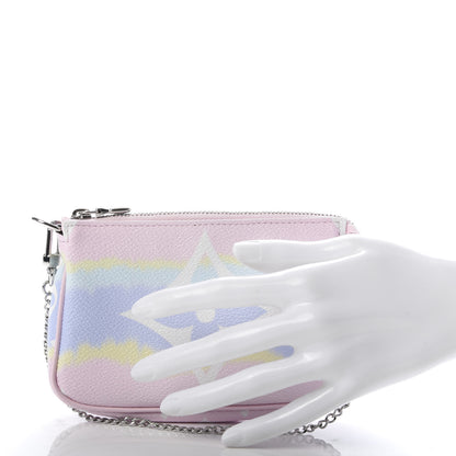 Louis Vuitton Monogram Escale Mini Pochette Accessories Pastel 2 of 10