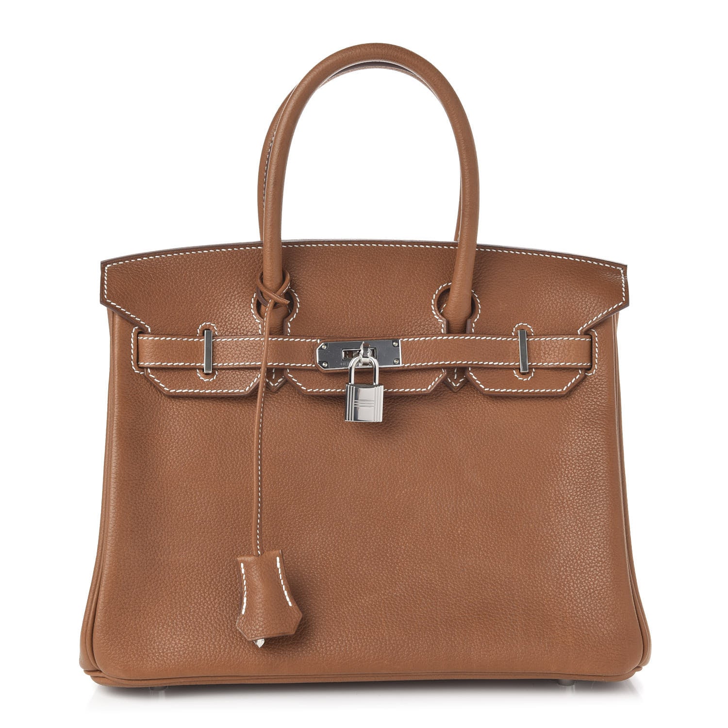 Hermes Natural Barenia Faubourg Birkin 30 Fauve 1 of 10