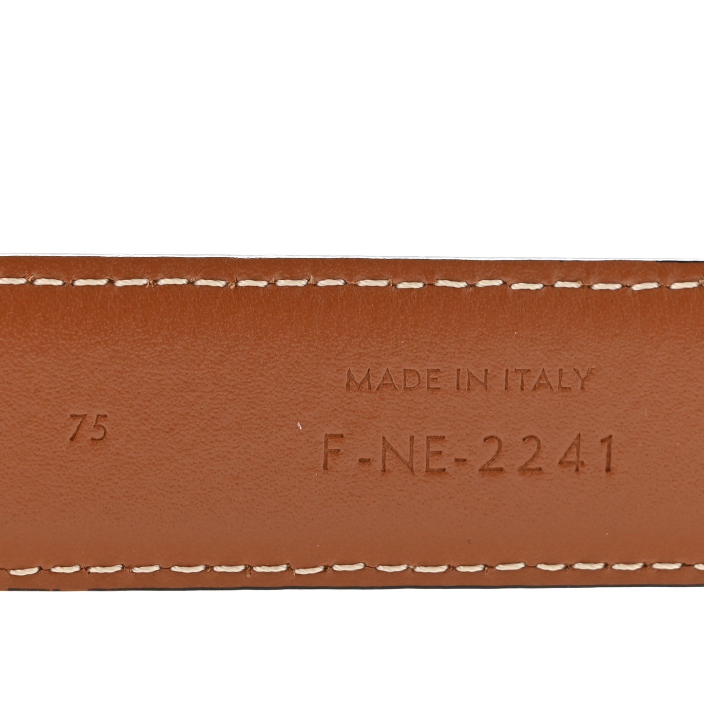 Box Calfskin Medium 25mm Triomphe Belt 75 30 Tan