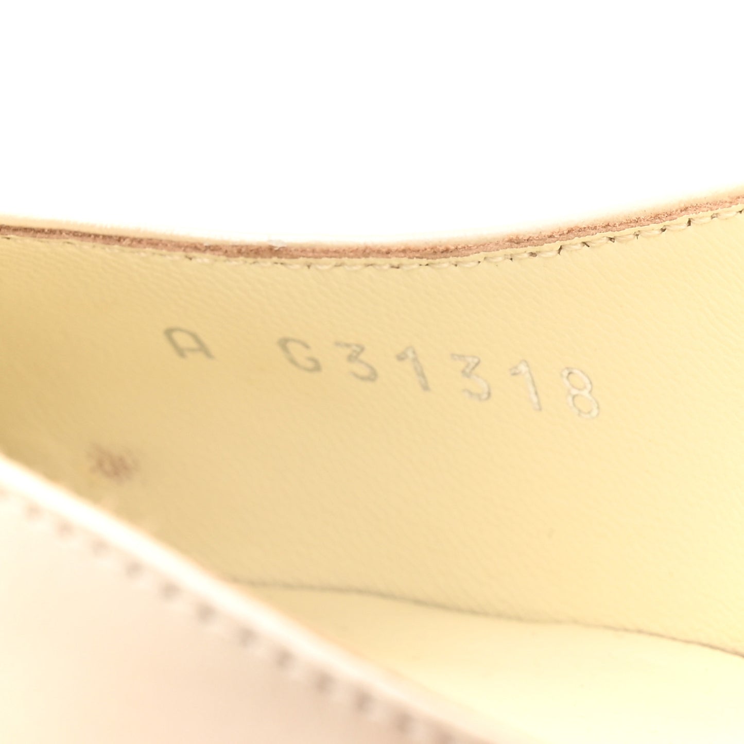 Lambskin Grosgrain Cap Toe CC Slingback Pumps 38 White Black
