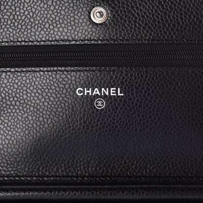 Chanel Caviar Quilted Wallet On Chain WOC Black 6 of 11