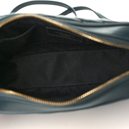 Saint Laurent Calfskin Matelasse Monogram Lou Camera Bag Sea Turquoise 5 of 9