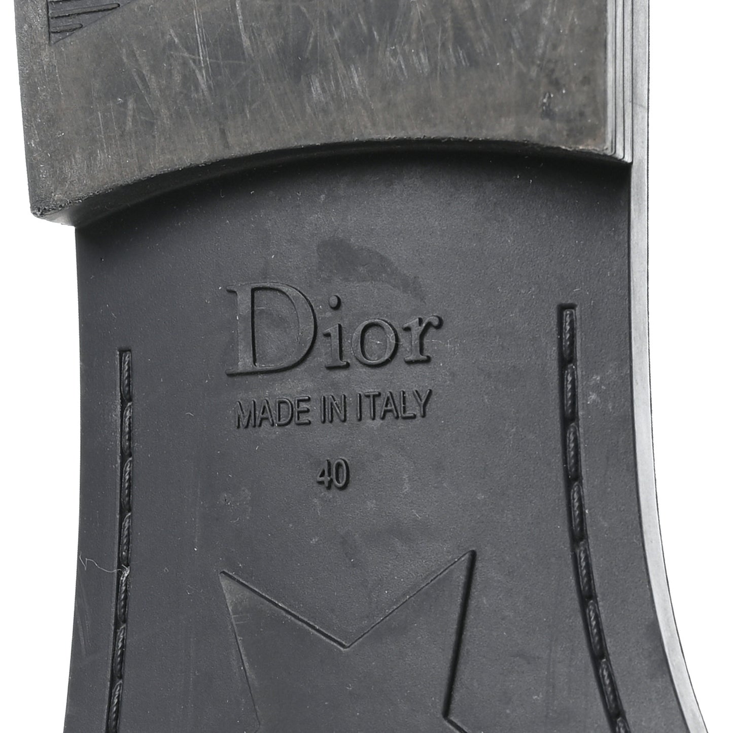 Nylon Oblique Dio(r)evolution Slide Sandals 40 Deep Blue