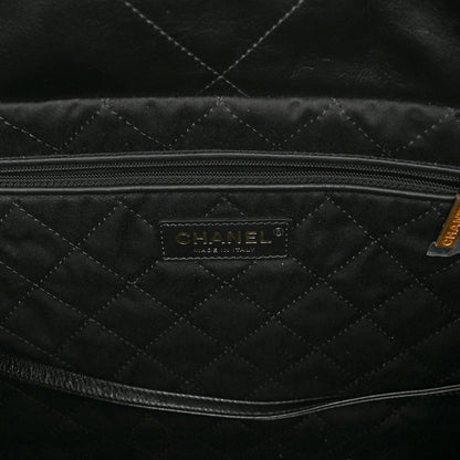 Chanel Shiny Calfskin Quilted Chanel 22 Black 6 of 9