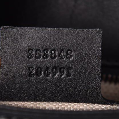 Gucci Monogram Ruinart Calfskin Medium Lady Web Shoulder Bag Beige Ebony Black 7 of 13
