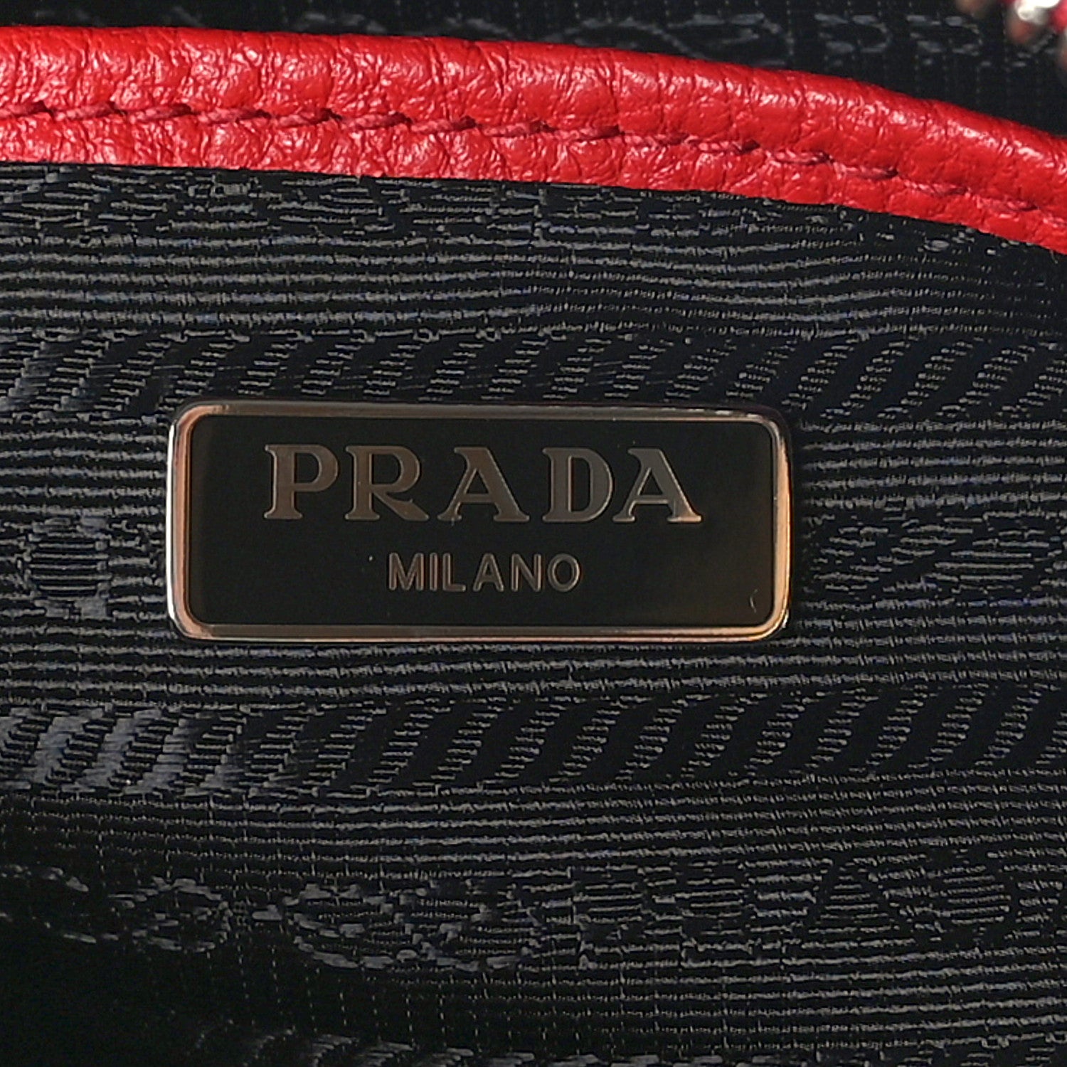 Prada Vitello Phenix Camera Bag Rosso 7 of 9