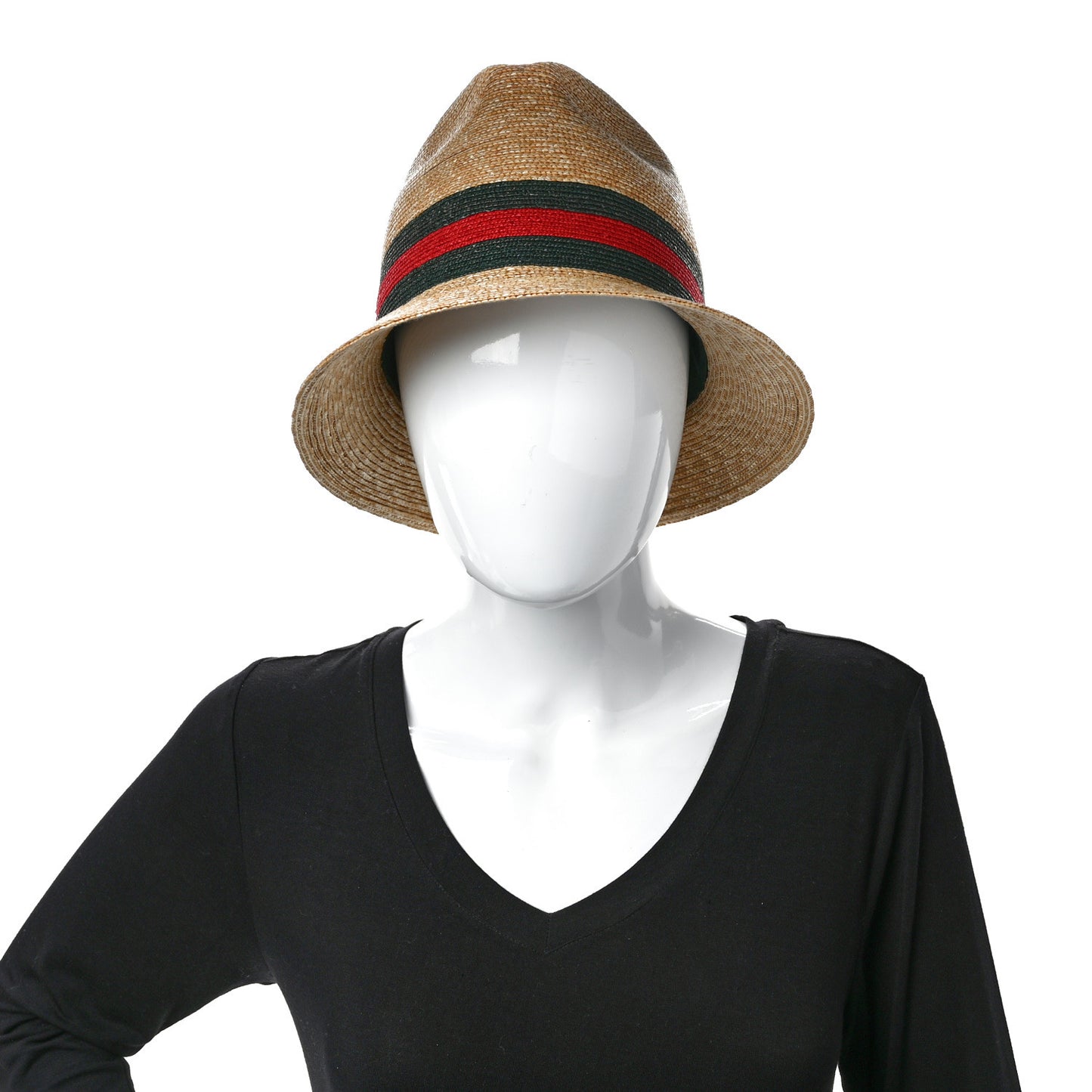 Abaca Straw Web Fedora Hat M