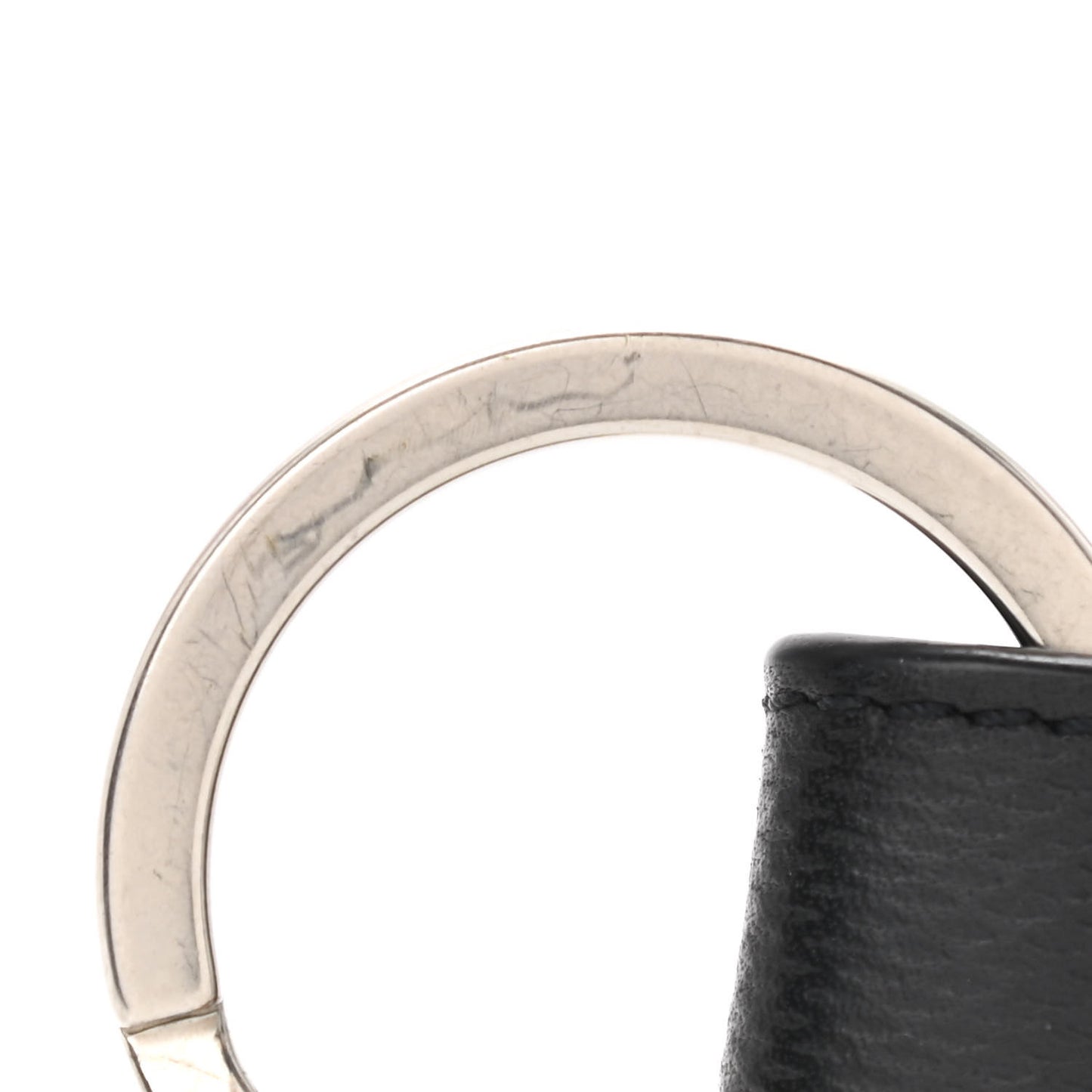 Damier Infini LV Dragonne Key Holder Onyx