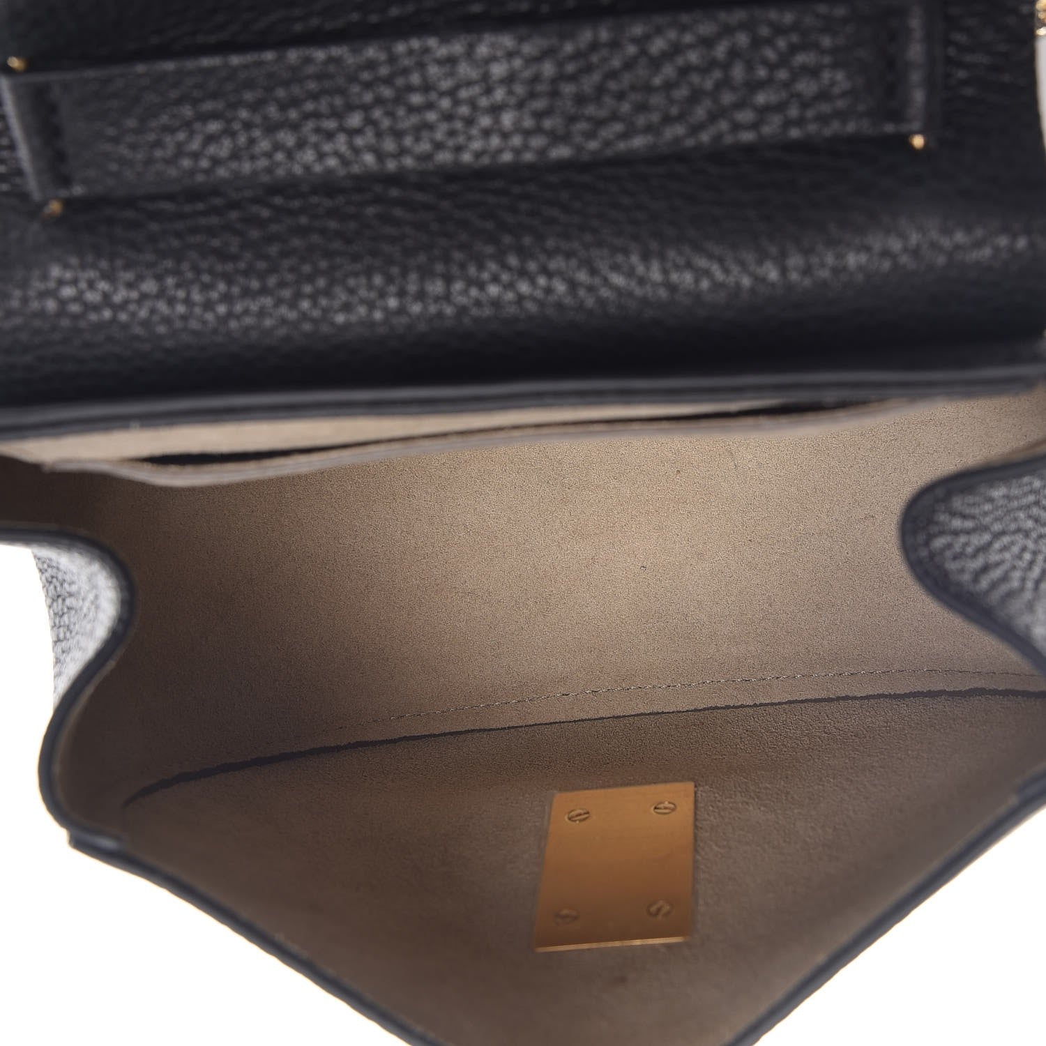 Chloe Grained Lambskin Mini Drew Shoulder Bag Black 5 of 6