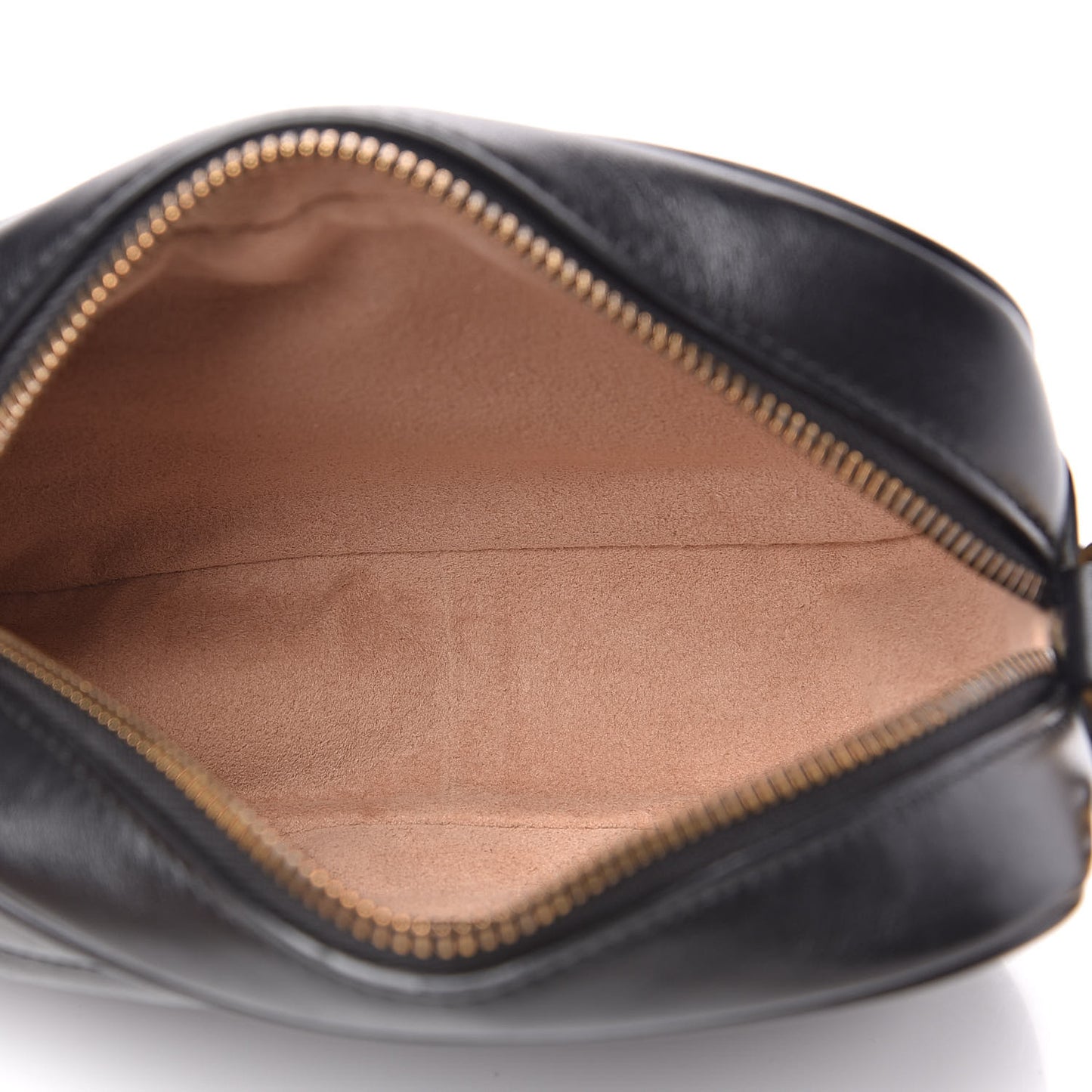 Calfskin Matelasse Mini GG Marmont Chain Shoulder Bag Black