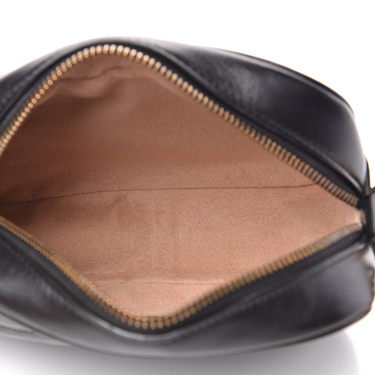 Gucci Calfskin Matelasse Mini GG Marmont Chain Shoulder Bag Black 5 of 11
