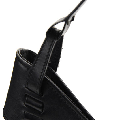 Gucci Denim Monogram Half Moon Hobo Black 11 of 12