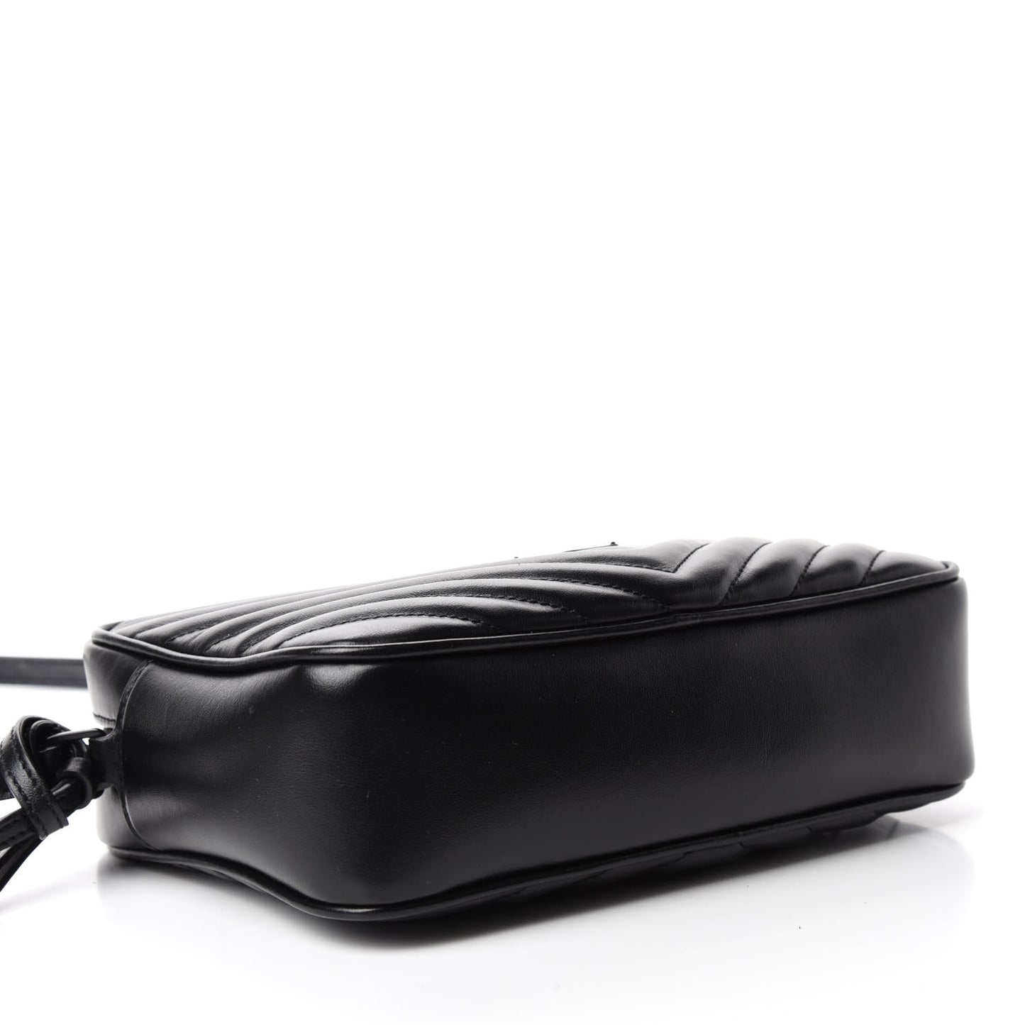 Calfskin Matelasse Monogram Lou Camera Bag Black