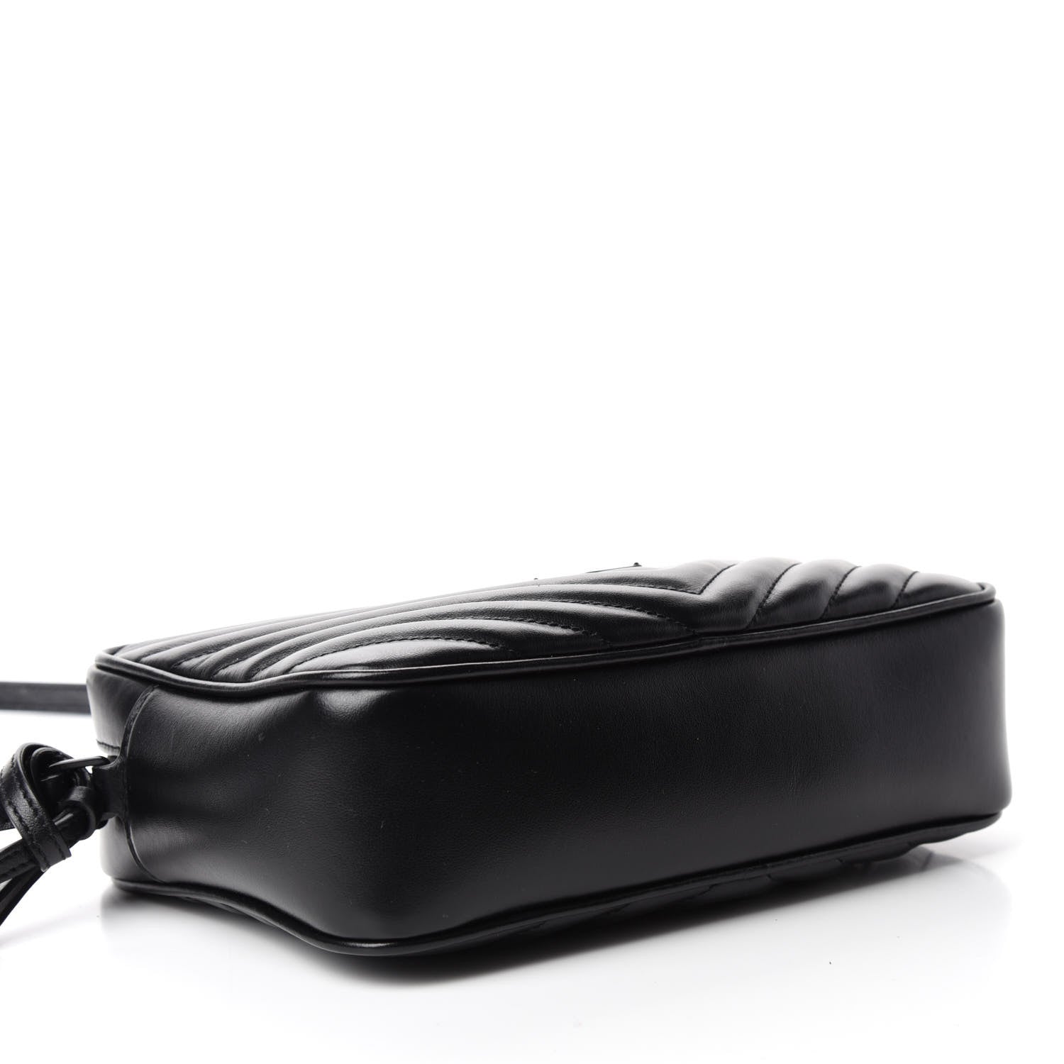 Saint Laurent Calfskin Matelasse Monogram Lou Camera Bag Black 4 of 10