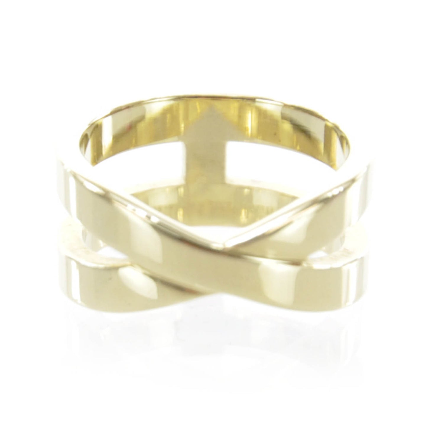 Permabrass Scarf Ring Gold