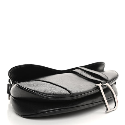 Christian Dior Calfskin Saddle Bag Black 4 of 11
