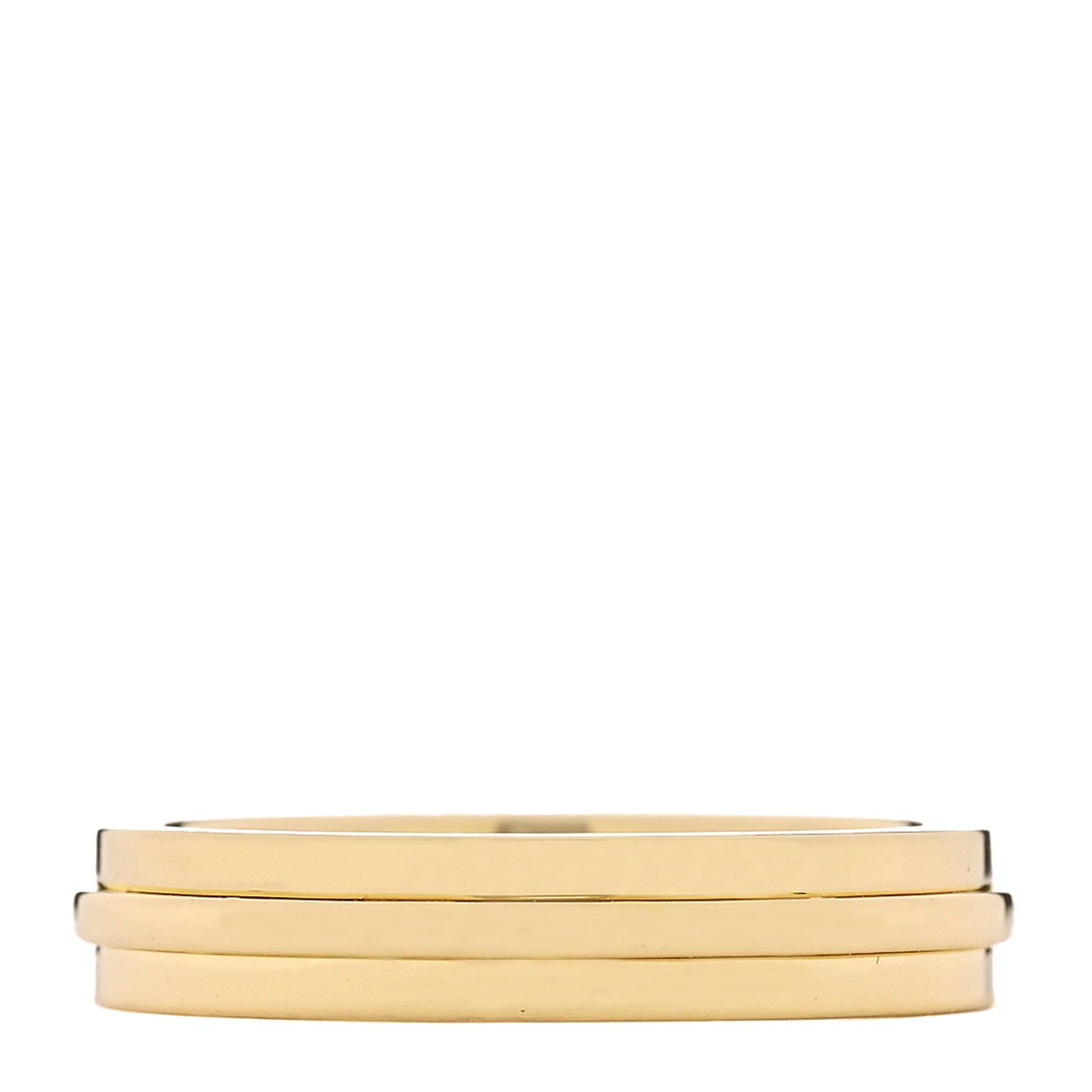 18K Yellow Gold T Two Narrow Ring 58 8.5