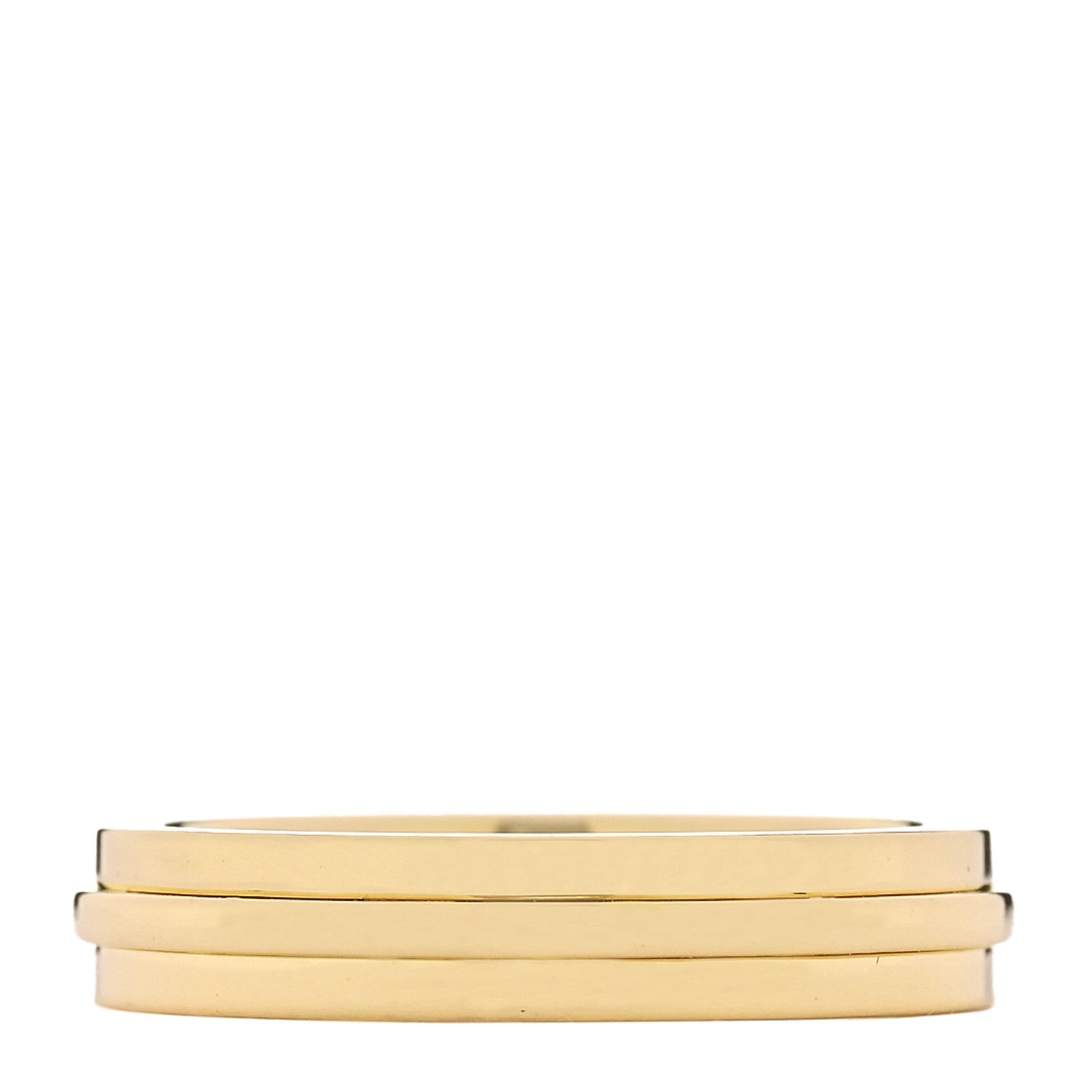 Tiffany 18K Yellow Gold T Two Narrow Ring 58 8.5 3 of 4