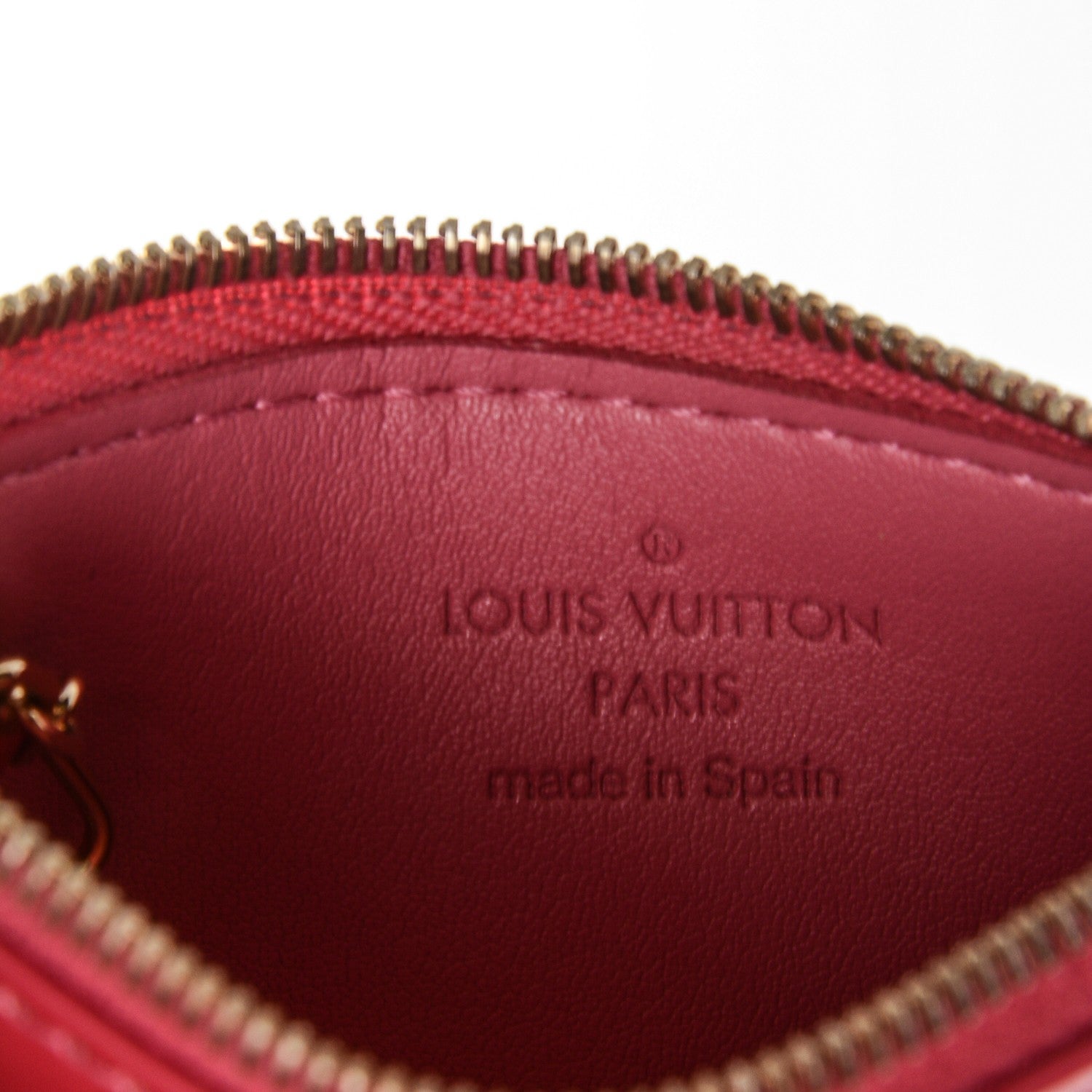 Louis Vuitton Vernis Key Pouch Framboise 6 of 6