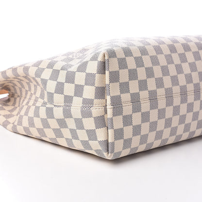 Louis Vuitton Damier Azur Graceful MM Rose Ballerine 10 of 14