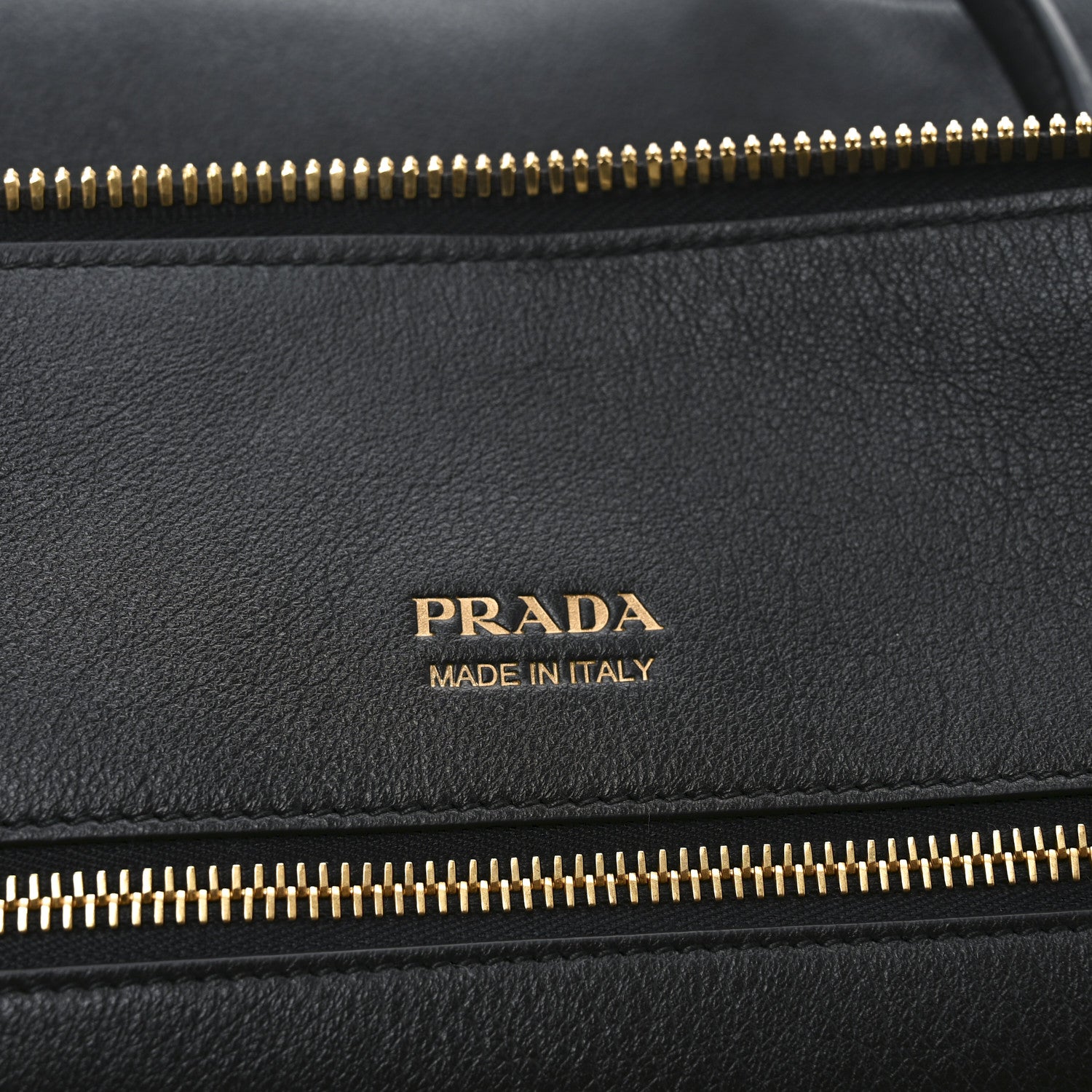 Prada Calfskin Large Top Handle Tote Black 6 of 9