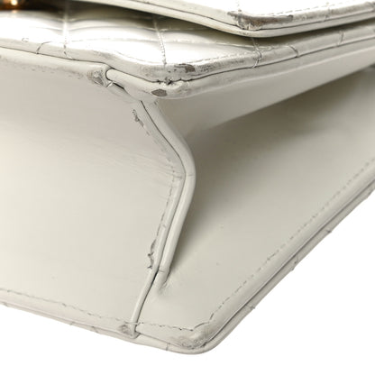 Chanel Glazed Calfskin Quilted Small Flap White 10 of 19