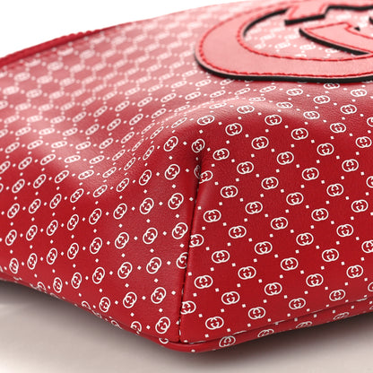 Gucci X DAPPER DAN Calfskin GG Micro Monogram Belt Bag Red 7 of 8