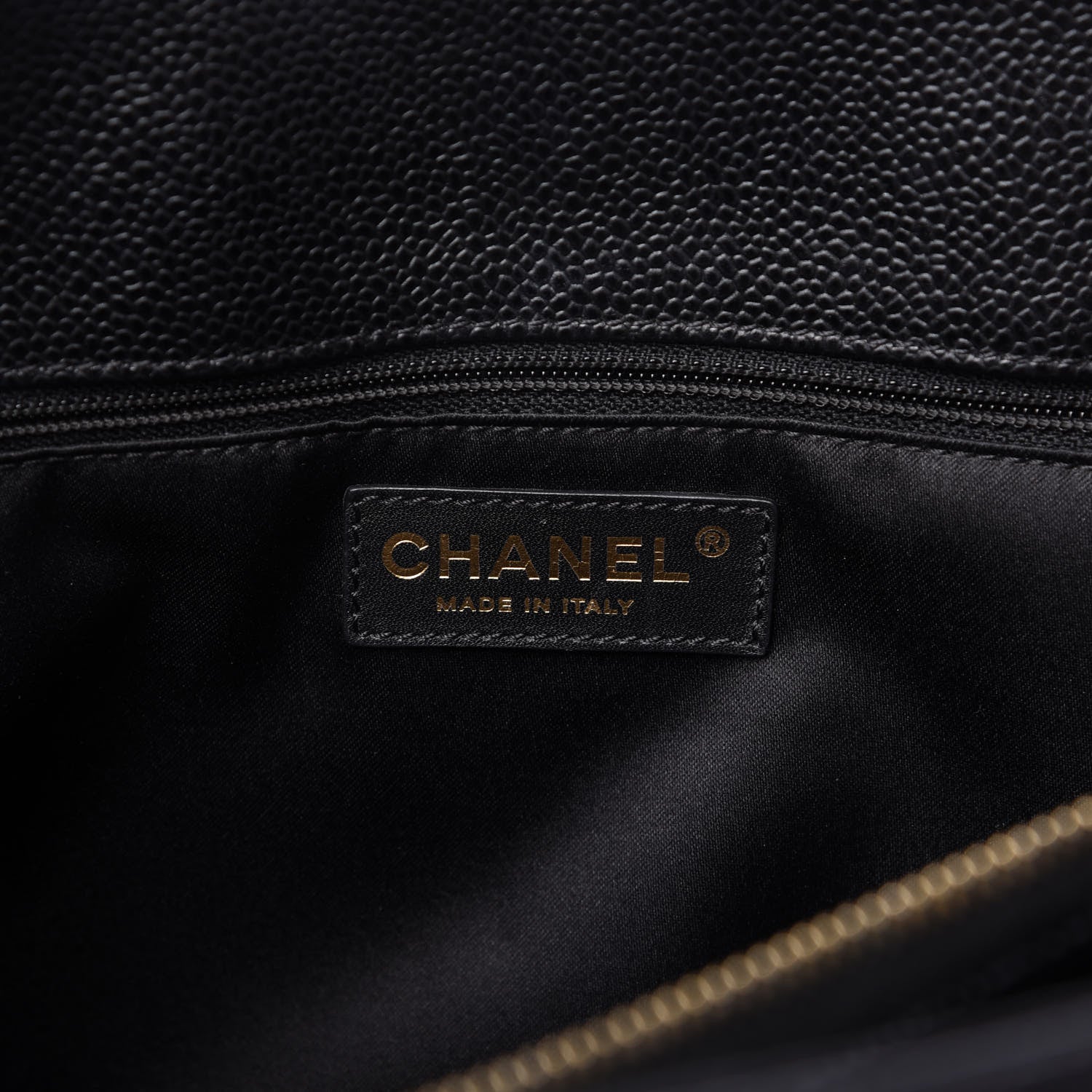Chanel Caviar Quilted Grand Shopping Tote GST Black 8 of 11