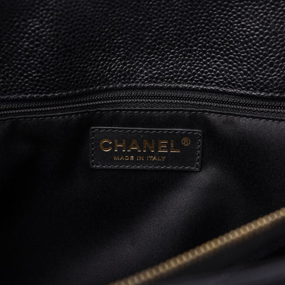 Chanel Caviar Quilted Grand Shopping Tote GST Black 8 of 11