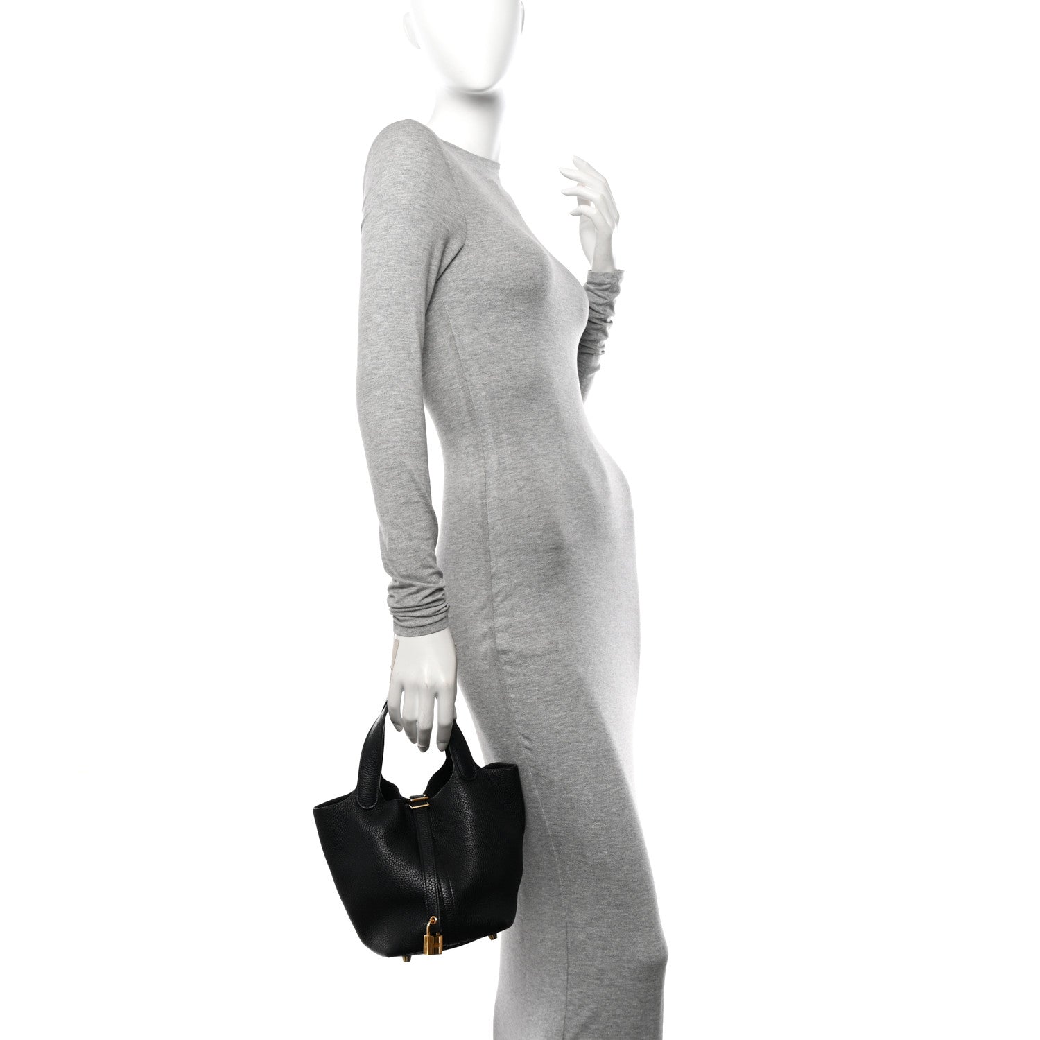 Hermes Taurillon Clemence Picotin Lock 18 PM Black 2 of 15