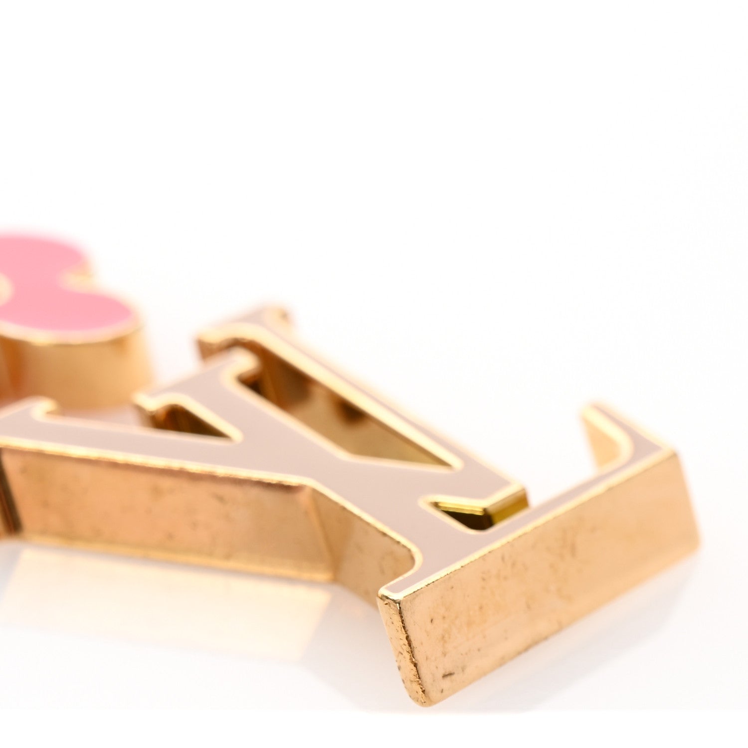 Louis Vuitton Fleur De Monogram Bag Charm Pink 5 of 5
